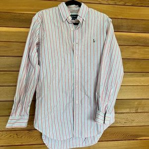 Ralph Lauren Men’s Classic Fit Striped Long Sleeve Shirt